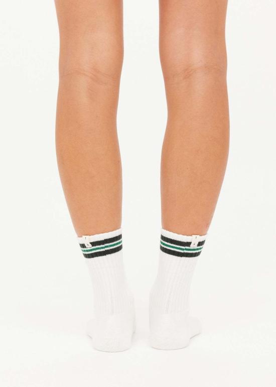  더 업사이드 양말 업사이드 코트십 크루 삭스 크림 - THE UPSIDE