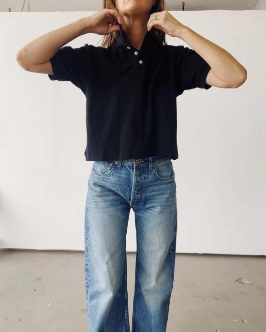  헤이갱 폴로 티셔츠 헤이 갱 박시 폴로