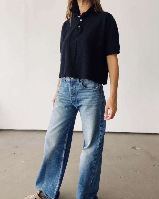  헤이갱 폴로 티셔츠 헤이 갱 박시 폴로 - HEY GANG