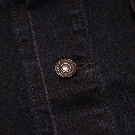  스튜디오 다치산 데님 자켓 스튜디오 다르티장 D4621 "벵갈라" 14온스 천연 염색 셀비지 타입 III 재킷 - STUDIO D'ARTISAN