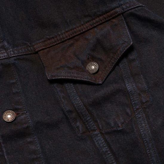  스튜디오 다치산 데님 자켓 스튜디오 다르티장 D4621 "벵갈라" 14온스 천연 염색 셀비지 타입 III 재킷 - STUDIO D'ARTISAN