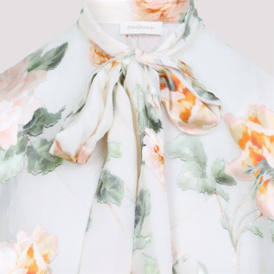 26SS 짐머만 블라우스 8171TS263 CREAM ROSE - ZIMMERMANN