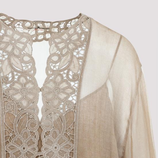 26SS 에르마노 설비노 블라우스 D482K766CSRFWB S4850 ST DENIM - ERMANNO SCERVINO