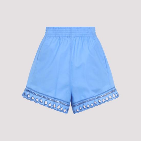 26SS 에르마노 설비노 숏팬츠 D484P606QYD 74037 ULTRAMARIN - ERMANNO SCERVINO