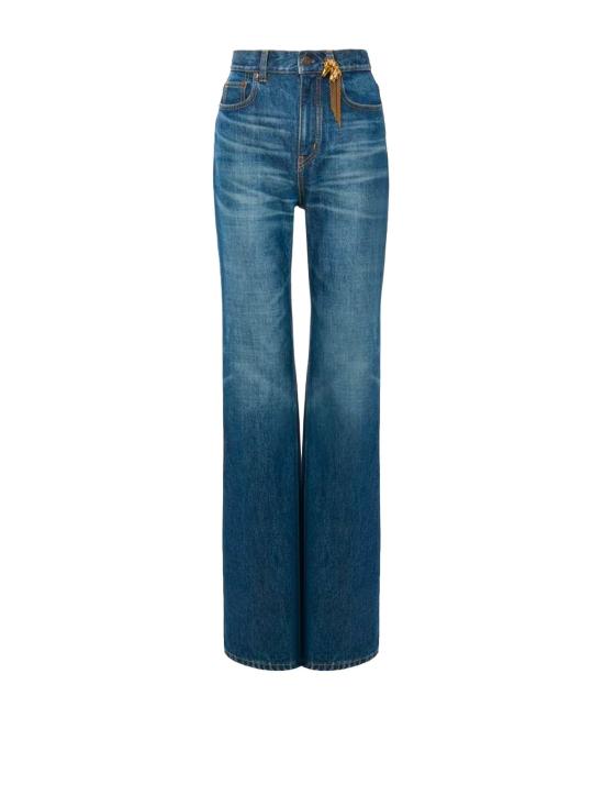  끌로에 데님 팬츠 끌로 진 페이디드 인디고