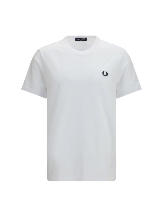 26SS 프레드페리 반팔 티셔츠 M3519 100 WHITE