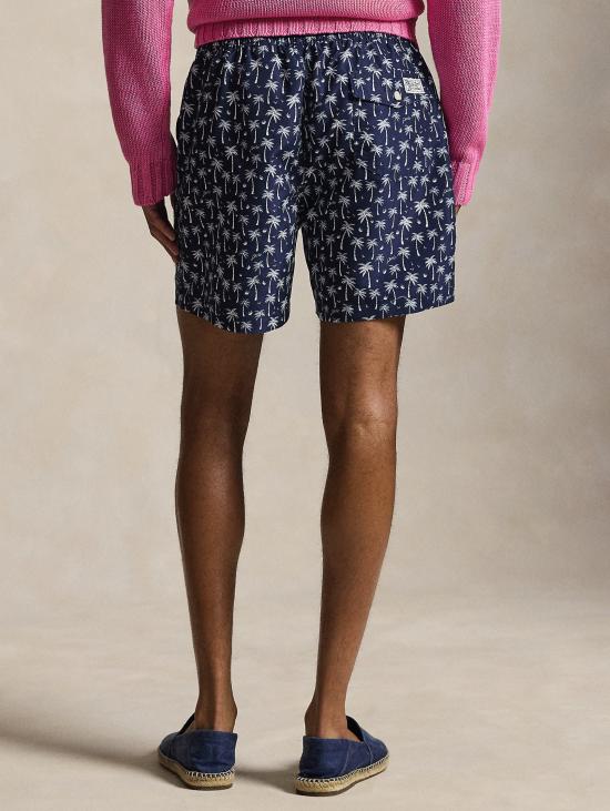 26SS 랄프 로렌 숏팬츠 의상 다 마라 트래블러 콘 판타지아 팔메 블루 - RALPH LAUREN
