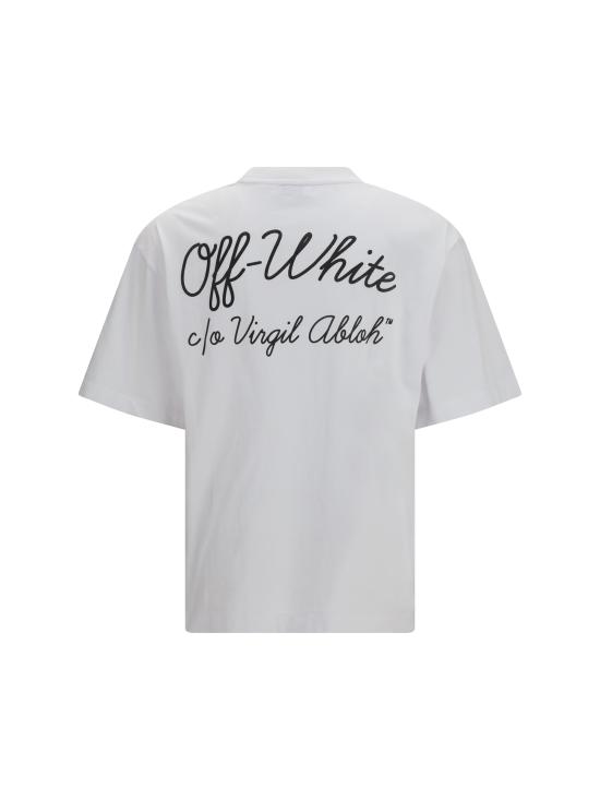 26SS 오프화이트 반팔 티셔츠 44MAA120S26J01D100 1000 WHITE - OFF WHITE