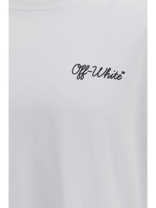 26SS 오프화이트 반팔 티셔츠 44MAA120S26J01D100 1000 WHITE - OFF WHITE