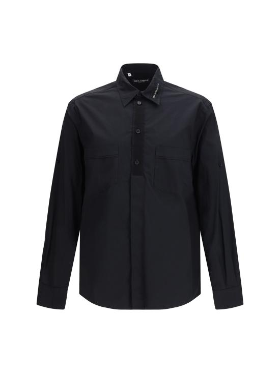 26SS 돌체앤가바나 긴팔 셔츠 G5OE1TFUFIP N0000 BLACK
