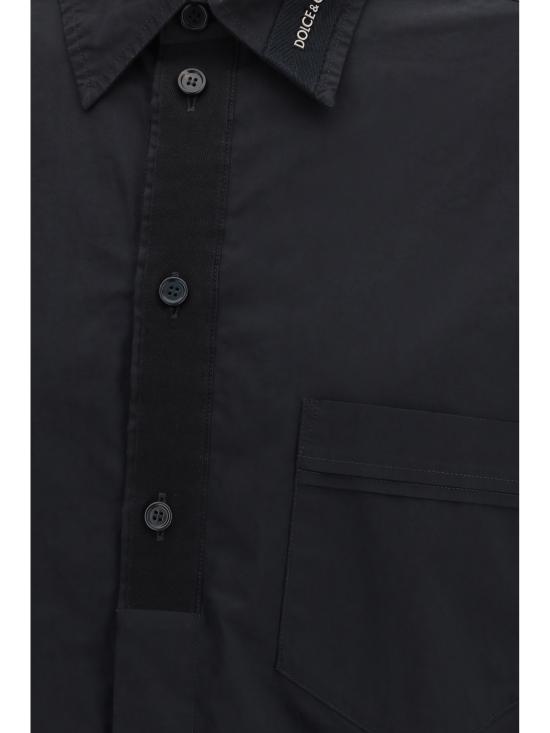 26SS 돌체앤가바나 긴팔 셔츠 G5OE1TFUFIP N0000 BLACK - DOLCE & GABBANA