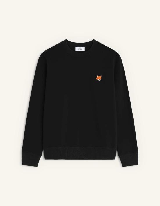 26SS 메종키츠네 폭스 헤드 레귤러 폴로 티셔츠 PM00303KM0340 P199 BLACK