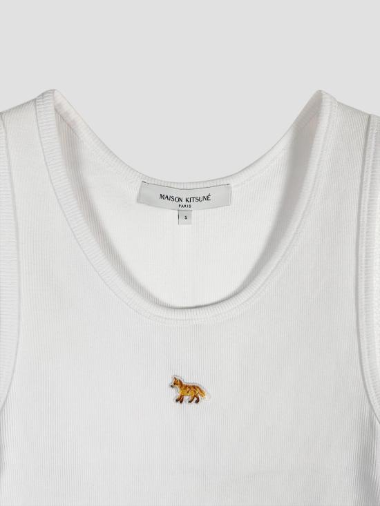 26SS 메종키츠네 베이비 폭스 탱크탑 PW00623KA0033 P100 WHITE - MAISON KITSUNE