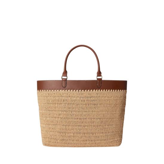 26SS 랄프 로렌 토트백 431982183001 NATURAL LAUREN TAN - RALPH LAUREN