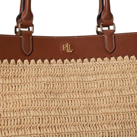26SS 랄프 로렌 토트백 431982183001 NATURAL LAUREN TAN - RALPH LAUREN