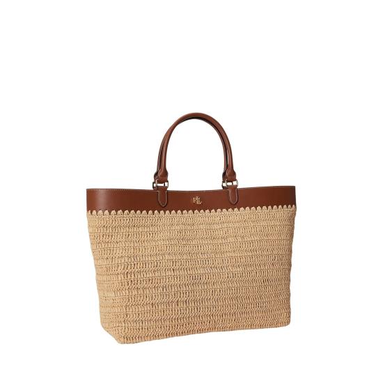 26SS 랄프 로렌 토트백 431982183001 NATURAL LAUREN TAN - RALPH LAUREN
