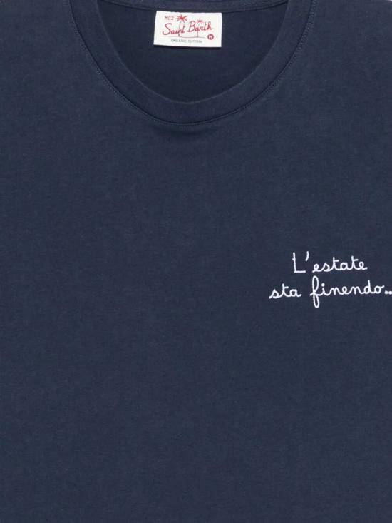 26SS 세인트바쓰 반팔 티셔츠 POT0001 04535L ESTATE FINENDO 61 EMB - MC2 SAINT BARTH