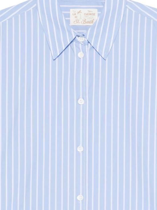 26SS 세인트바쓰 셔츠 MDH001 00845L COTTON STRIPES TINY V QUEEN 31 EMB - MC2 SAINT BARTH