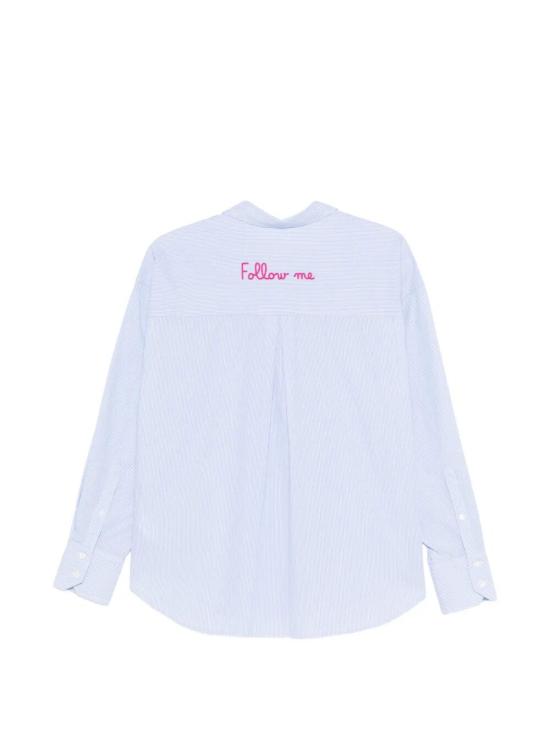 26SS 세인트바쓰 셔츠 CYS0001 00809L COTTON STRIPES MICRO V FOLLOW 31 EMB - MC2 SAINT BARTH