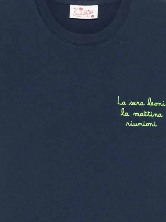 26SS 세인트바쓰 반팔 티셔츠 POT0001 04434L LEONI RIUNIONE 61 EMB - MC2 SAINT BARTH
