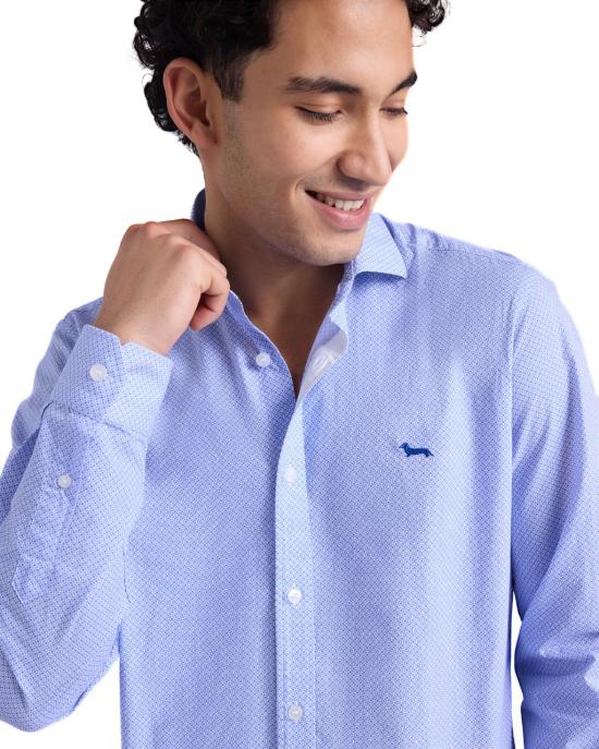 26SS 하몬트앤블레인 긴팔 셔츠 CNQ026013351I 837 AZZURRO CLEAR BLUE - HARMONT & BLAINE