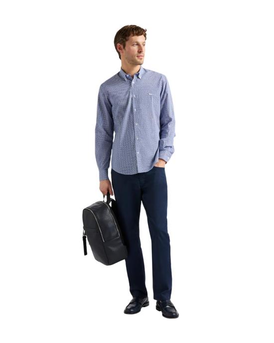 26SS 하몬트앤블레인 긴팔 셔츠 CRQ026013814M 844 BLU BLUE - HARMONT & BLAINE