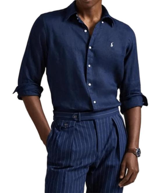 26SS 폴로 랄프로렌 긴팔 셔츠 710968915 506 NEWPORT NAVY - POLO RALPH LAUREN