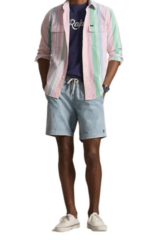 26SS 폴로 랄프로렌 데님 숏팬츠 710P08182 001 LATHAN - POLO RALPH LAUREN