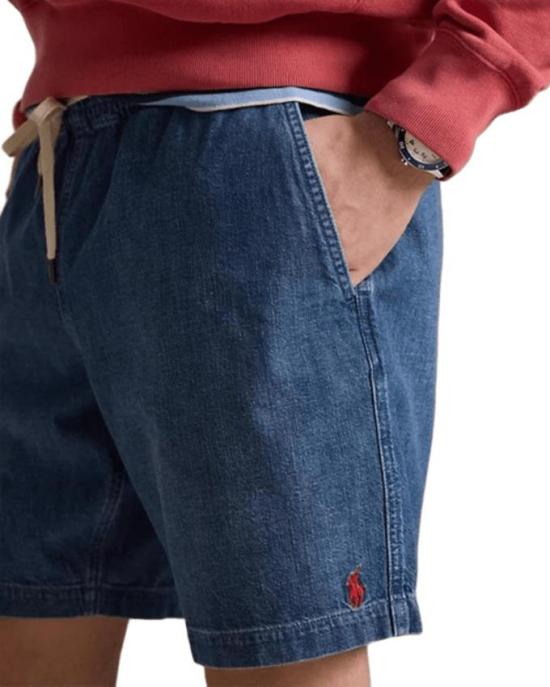 26SS 폴로 랄프로렌 데님 숏팬츠 710P02689 001 BLANE - POLO RALPH LAUREN