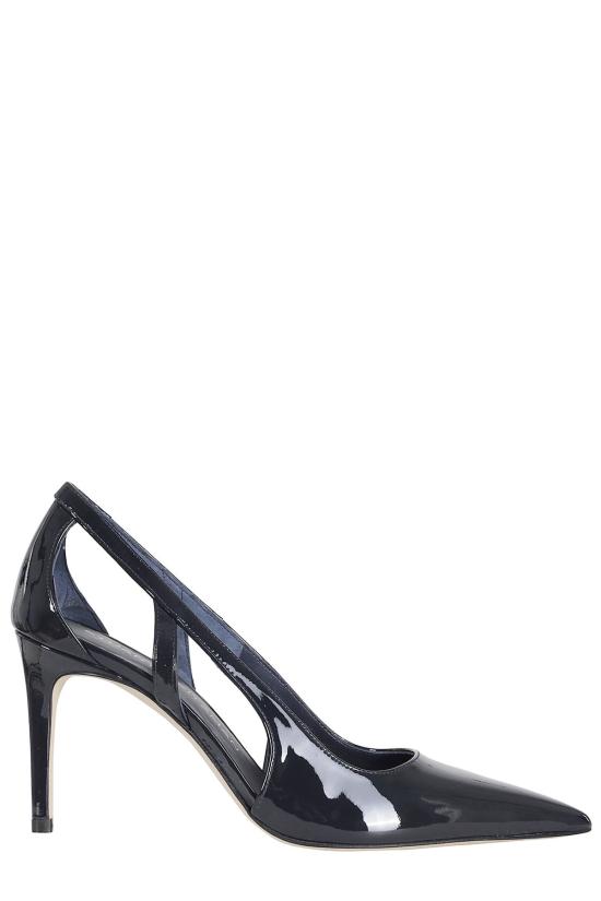  스튜어트 와이츠먼 힐/펌프스 스튜어트 파워 컷아웃 85 펌프 블루