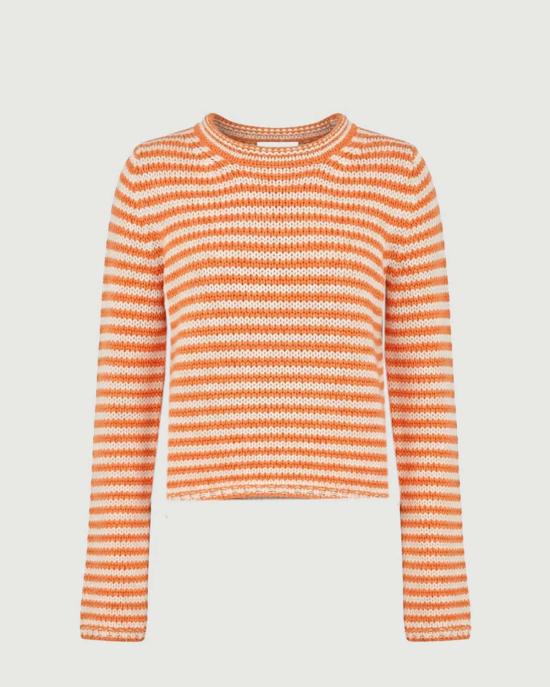  라 리네 스웨터 La Ligne 파인 스트라이프 미니 마리나