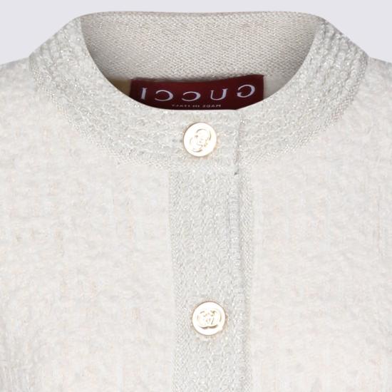  구찌 가디건 아이보리 울  화이트 - GUCCI