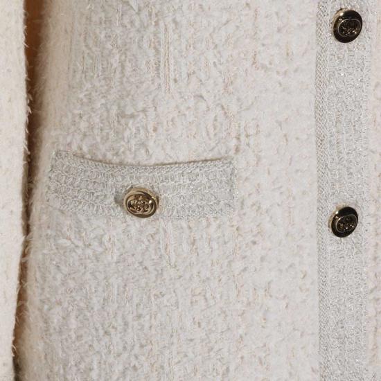  구찌 가디건 아이보리 울  화이트 - GUCCI