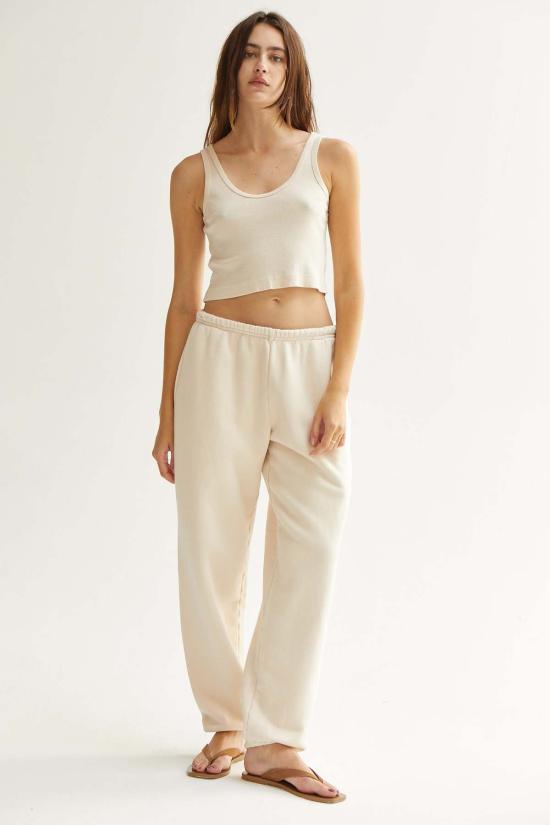  아셀 민소매 티셔츠 애셔 라야 경량 립 탱크탑 - ASHER