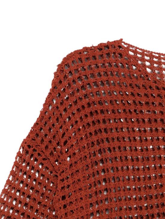 26SS 로베르토 콜리나 스웨터 A22026 06 BRICK - ROBERTO COLLINA