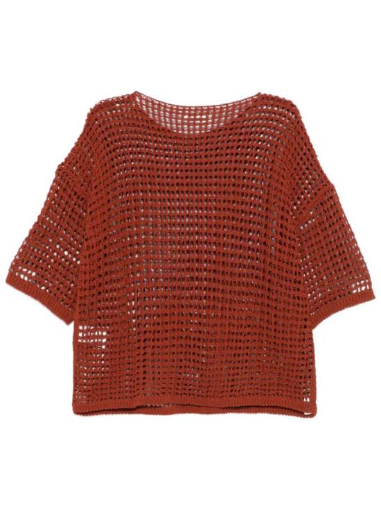 26SS 로베르토 콜리나 스웨터 A22026 06 BRICK - ROBERTO COLLINA
