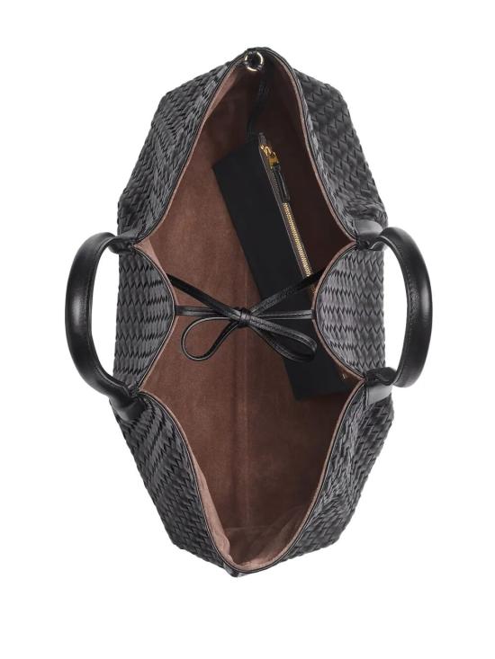 25SS 보테가베네타 라지 피나코테카 숄더백 817166 V5AG1 1206 BLACK FONDANT - BOTTEGA VENETA