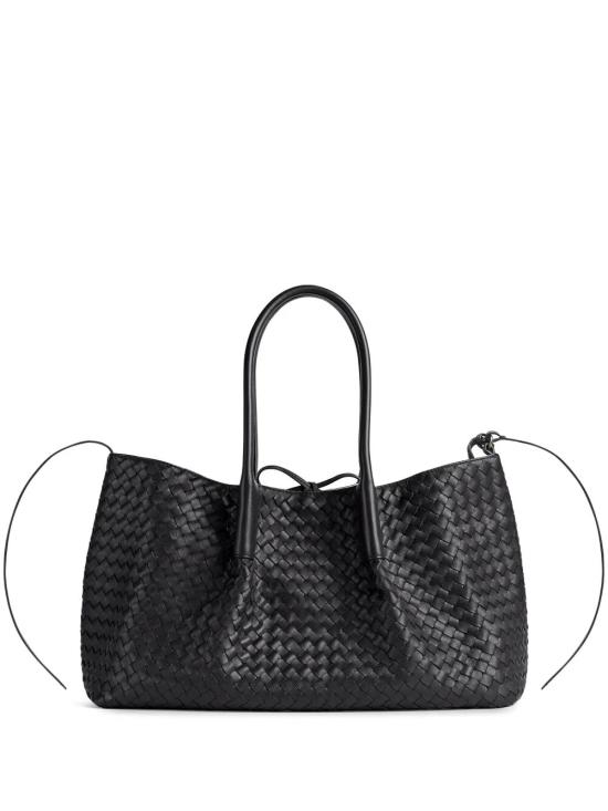 25SS 보테가베네타 라지 피나코테카 숄더백 817166 V5AG1 1206 BLACK FONDANT