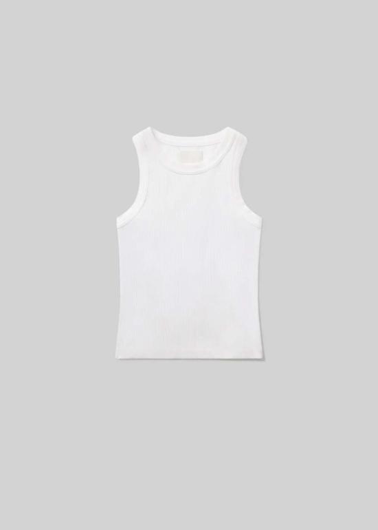  시티즌 오브 휴머니티 민소매 티셔츠 이사벨 리브 탱크 화이트 - CITIZEN OF HUMANITY