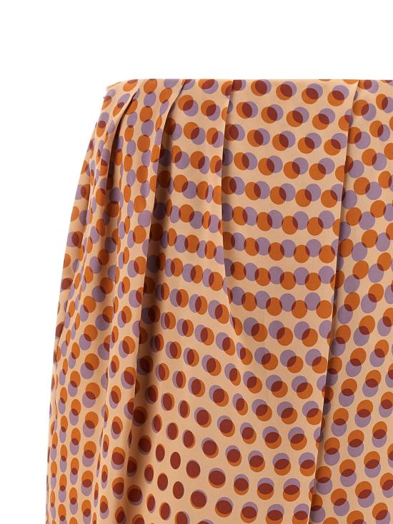  드리스 반 노튼 미디 스커트 Dries Van Noten 사롱가 비스 스커트 멀티컬러 - DRIES VAN NOTEN