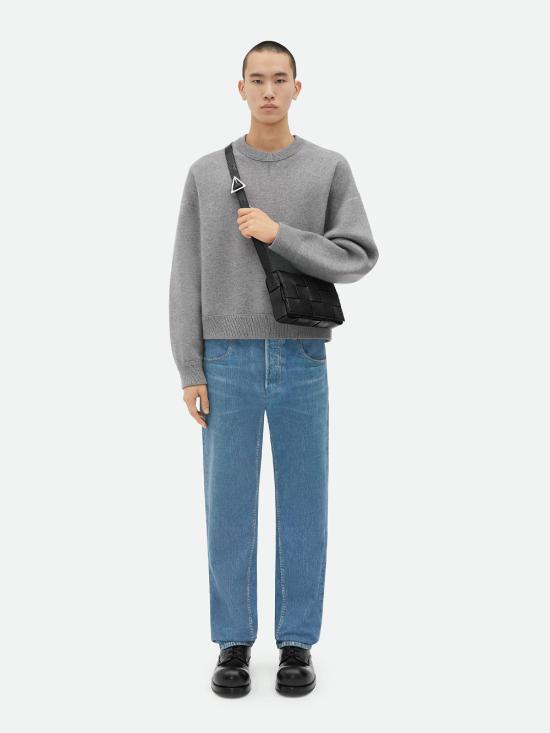 26SS 보테가베네타 크로스백 737950 VB1K0 8480 BLACK SILVER - BOTTEGA VENETA