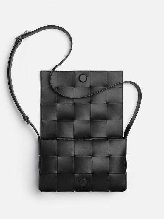 26SS 보테가베네타 크로스백 737950 VB1K0 8480 BLACK SILVER - BOTTEGA VENETA