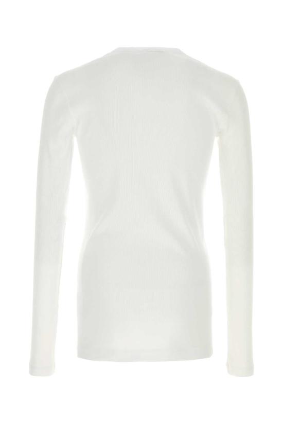 26FW 돌체앤가바나 로고 라벨 코튼 세라피노 티셔츠 G8PG8TG7P3J W0800 White - DOLCE & GABBANA