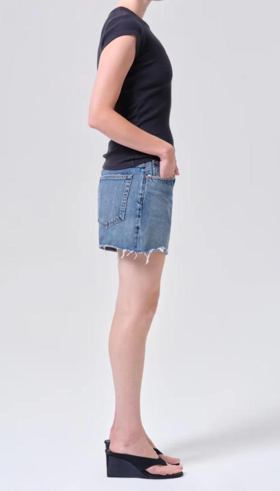  에이골디 데님 숏팬츠 아골드 나이 데님 반바지 - AGOLDE