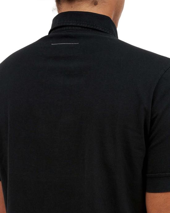  MM6 메종마르지엘라 폴로 티셔츠 SH2GL0011 M20108 900 BLACK - MM6 MAISON MARGIELA