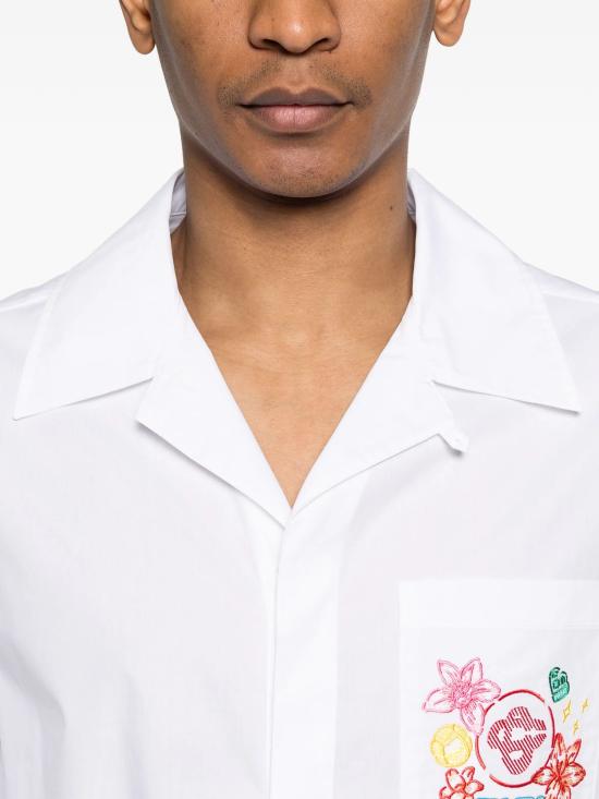 26SS 카사블랑카 반팔 셔츠 MSS26SH27601 WHITE - CASABLANCA