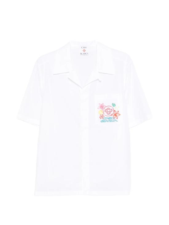 26SS 카사블랑카 반팔 셔츠 MSS26SH27601 WHITE