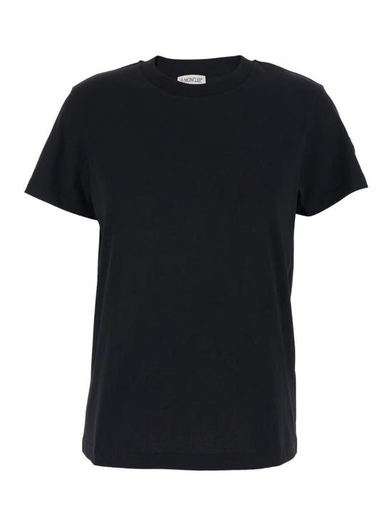 26SS 몽클레어 반팔 티셔츠 8C00029 89AUO 999 BLACK DOM