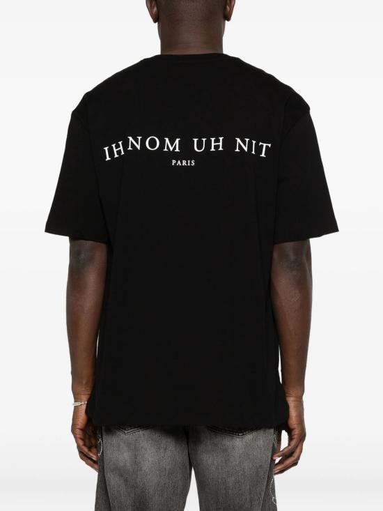 26SS 이놈어닛 반팔 티셔츠 NUS26278 009 BLACK - IH NOM UH NIT