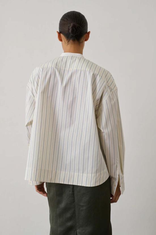  쉐르 셔츠 Soeur Idesia 셔츠 Ecru/Bleu - SOEUR